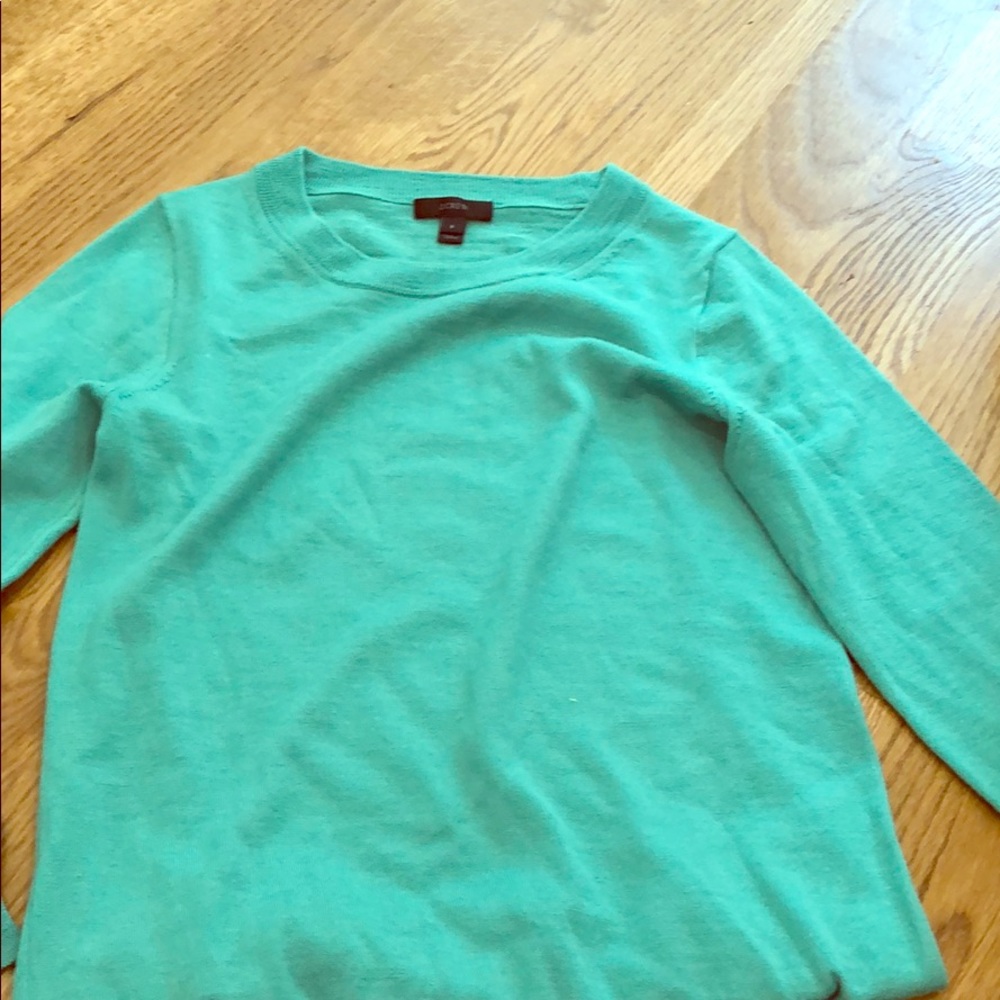 J Crew mint green summer sweater